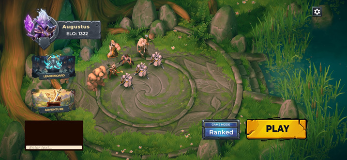 Twilight Tactics lobby screen